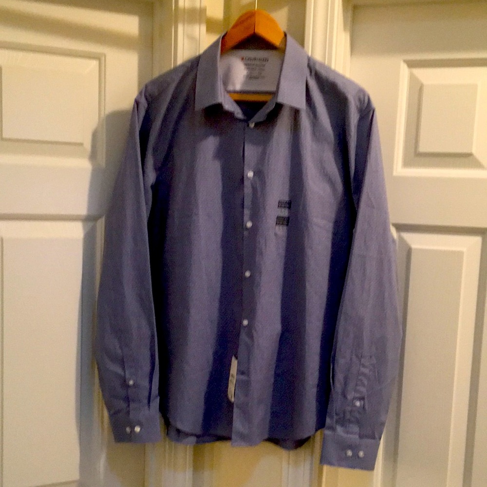 Calvin Klein Stretch Dress Shirt w/Temp Regulation